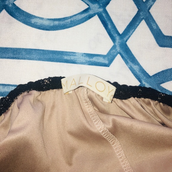 Malloy Strapless Black Lace and Tan Size L - Picture 3 of 8